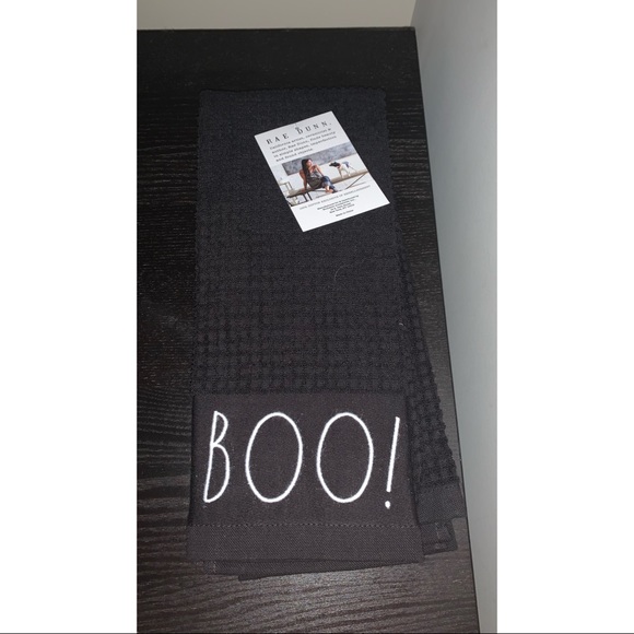 Rea Dunn “Boo! & Spooky.” Set of 2 Kitchen Towels - Picture 1 of 2